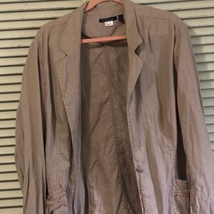 ChrisTan plus size Linen jacket size 22